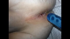 Toying my asshole Thumb