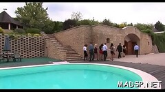 Intimate sex party with paint and knob hungry sluts Thumb