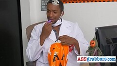 Gay penis masquerade with hot bareback action Thumb