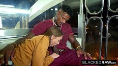 BLACKEDRAW Brunette Babe Gets Fucked Senseless By Dominant BBC Thumb