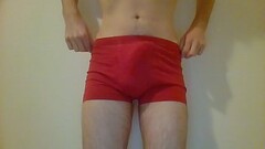 Twink puts undies down and accidentially cums a big load too fast Thumb
