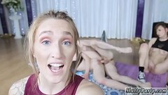 Teen anal whore rough and pee outdoor Yoga Perv Thumb