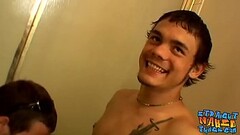 Young man throat fucks a straight naked thug with pleasure Thumb