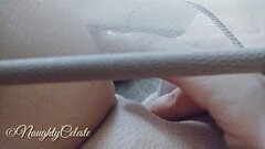 4K intense orgasm in pantyhose with masturbation Thumb