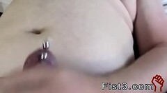 Young russian gay boy fisting Sky Works Brock'_s Hole with his Fist Thumb
