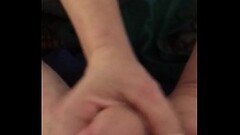 1st time  prostate play while girlfriend rubs my big hard cock. Thumb