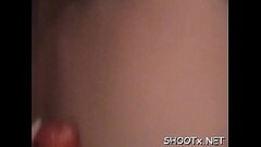 Hot bedroom scene with non-professional lovers getting hot and enormous Thumb