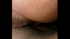 Closeup of me eating my wife'_s wet juicy pussy Thumb