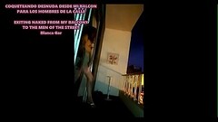 EXCITANDO DESNUDA DESDE MI BALC&Oacute_N A LOS HOMBRES DE LA CALLE - Blanca Gar Thumb