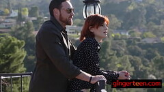 Horny ginger cruises around the city before being banged hard and deep Thumb