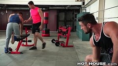 HotHouse Ryan Rose Cumshot For 2 Of His Boys At The Gym Thumb