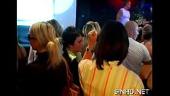 Sexy sirens are having explicit group joy with lustful hunks Thumb