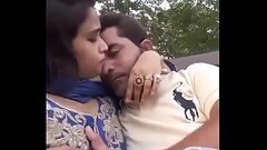 boobs press kissing in park selfi video Thumb