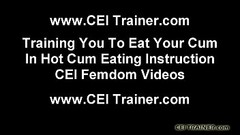 Are you going to eat your cum for me or not CEI Thumb