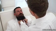 Banana guide boys fuck white and gay muscle teen Elders Garrett and Thumb