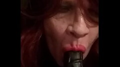 Tiffany cum slut, practicing for BBC Thumb