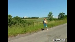 Ancient dude get upright and fucks a hot and willing teen Thumb