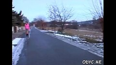 Horny young amateur honey gives old lad a steamy blowjob Thumb