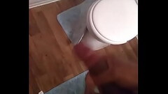 Hard dick spits before shower. Me Thumb