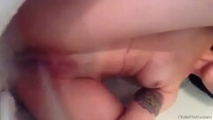 Horny girl fingers her pussy and squirts cum Thumb