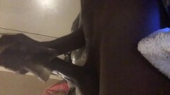 Jerking my bbc Thumb