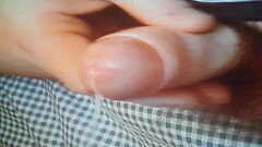 Girlfriend filming me jerking off with cum shot Thumb