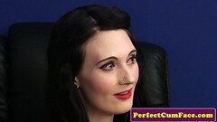 UK milf sucks doctor cock before facial Thumb