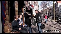 sweetheart gets fucked hardcore style in amsterdam Thumb