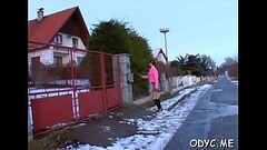 Busty teenager makes this old guy one cheerful camper Thumb