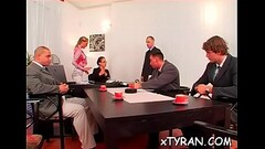 Guy gets ass drilled with strap on during hot fedom action Thumb