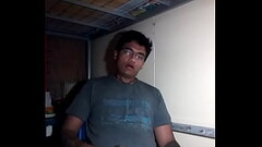 Vaibhav is jerking off and cumming in his bedroom Thumb