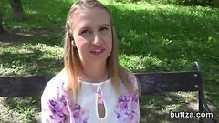Beautiful small cutie gets her juicy honey pot and tight butt hole penetrated Thumb