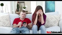 Stepbrother won'_t help stepsis until she fucks him! WTF Thumb