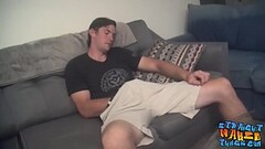 Straight dude works on that cock and makes it cum Thumb