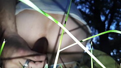 Fucking sexy ass in backyard with 2 toys Thumb