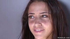 Master fucks small tits brunette Thumb
