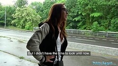 Public Agent Horny tattooed minx bent over and fucked outdoors Thumb