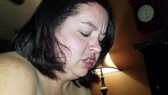 Sexy BBW Sucks Dick and Squirts all Over Cock (pt 1) Thumb