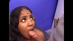Big ass Indian honey gets twat pounded by big white dick on couch Thumb