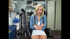 Blondie Tiffany Watson Shows Her Pussy To Her Boss Thumb