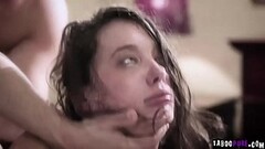 Teen Gia Paige is close to crying while she gets double penetrated! Thumb