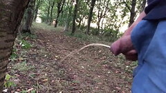 Pissing in the woods Thumb