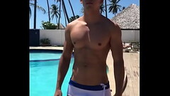 Modelo novinho de sunga branca Thumb