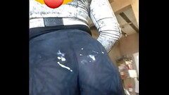 culo en calza lleno de leche Thumb