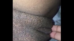 Ebony black solo wet masturbation Thumb