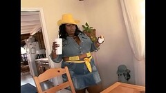 Fat chick Thunder Katt gets her wet pussy slammed by real Rastafarian Thumb
