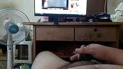 My chubby  friend jerk off 2 Thumb