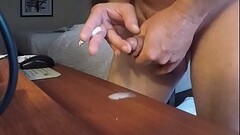 cum on desk Thumb