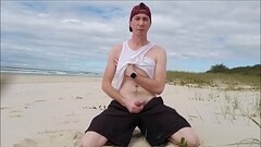 Beach Jerk off 4 Thumb