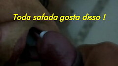 Bebendo a porra do meu neg&atilde_o, safada gosta &eacute_ de gozada na boca !!!! Thumb